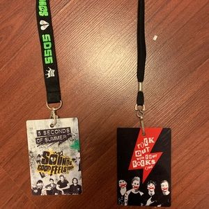 I am selling my two 5 Seconds Of Summer land-yards